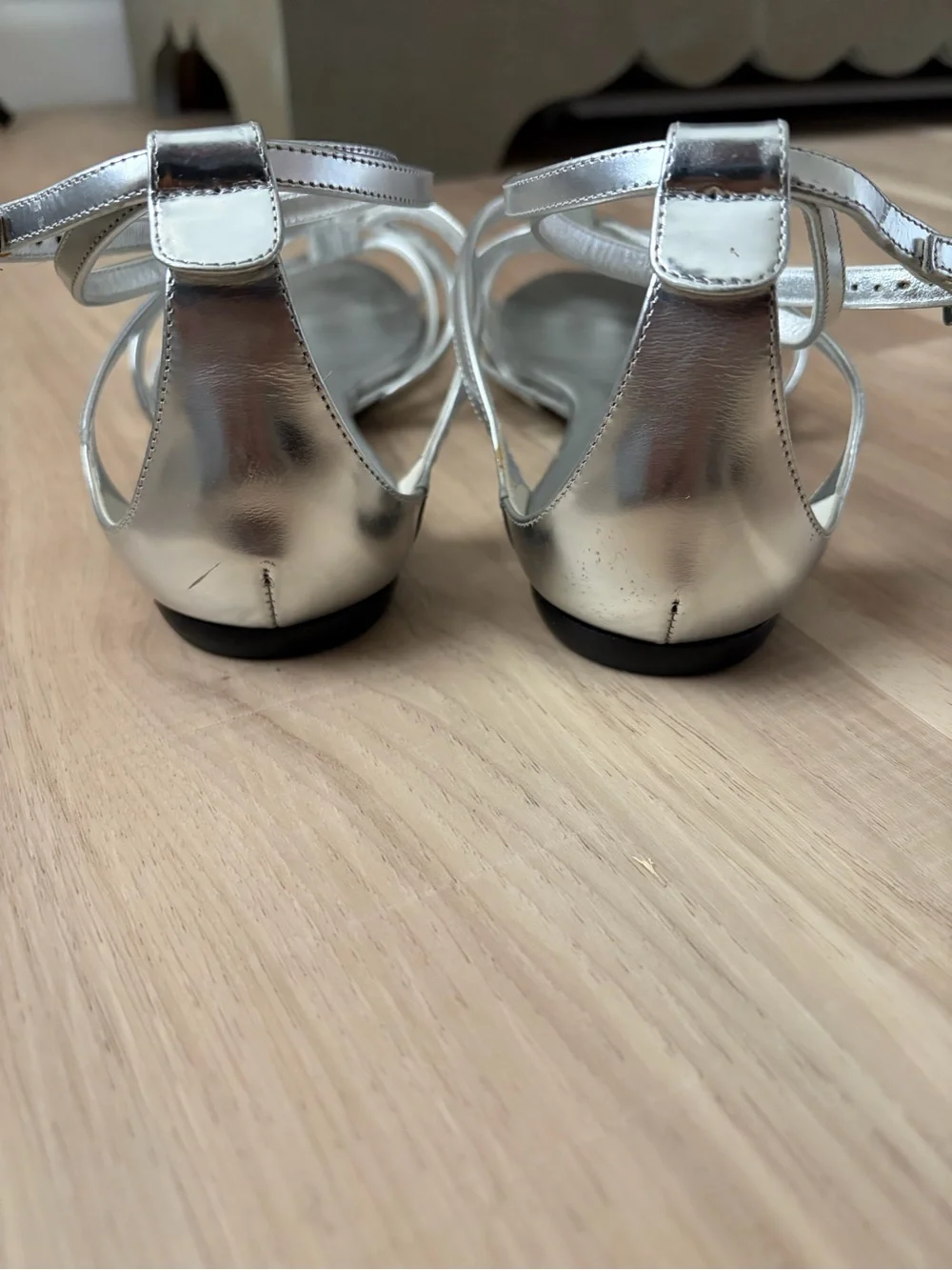 Roger Vivier Silver Sandals